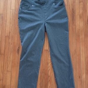 Chico's Charcoal Textured Pants